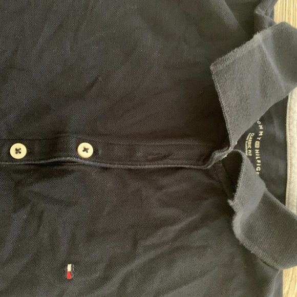 Polo shirt blue Tommy - Picture 2 of 3
